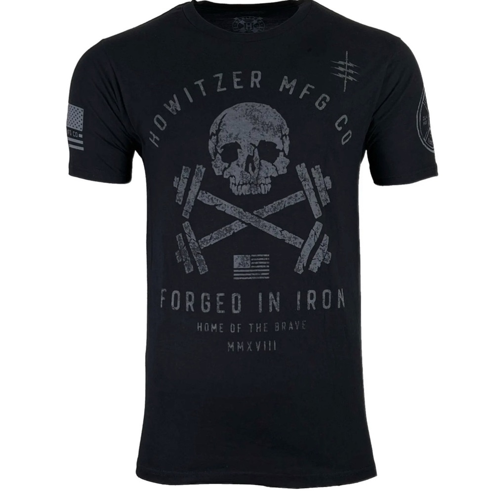 Howitzer Style Men's T-shirt Brave Iron Military Grunt - Picture 3 of 12